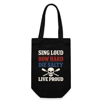 Shanty Crew folk music community - Gift Bag for Bottles - black - Front