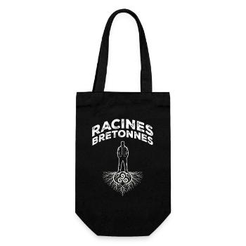 Brittany Breton Roots Triskell Identity - Gift Bag for Bottles - black - Front