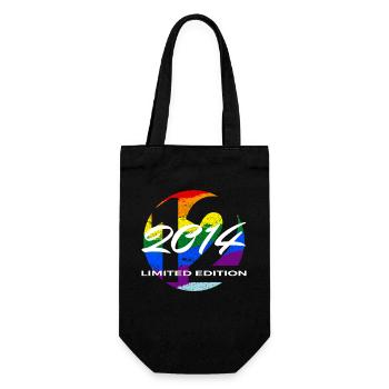 12th Birthday 2014 Boys and Girls Gift - Gift Bag for Bottles - black - Front