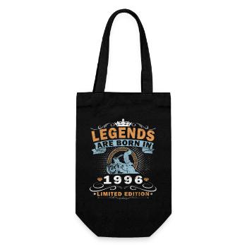 Cadeau d’anniversaire Born Motorcycle Vintage 1996 - Sac à bouteille - noir - Devant