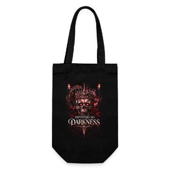 Dark Romance Booktok Devoted To Darkness - Gift Bag for Bottles - black - Front