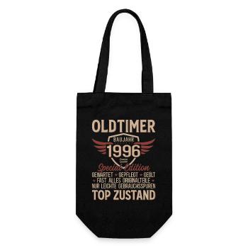 T-shirt du 30e anniversaire – Vintage 1996 Vintage Rétro - Sac à bouteille - noir - Devant