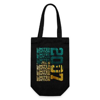 LIMITED EDITION 2007 19 YEARS 19TH BIRTHDAY - Gift Bag for Bottles - black - Front