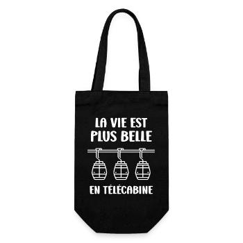 La Vie Plus Belle en Télécabine - Sac à bouteille - noir - Devant