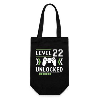 22e anniversaire niveau 22 débloqué - Sac à bouteille - noir - Devant