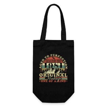 Fabriqué en 1981 - Edition limitée - Année de naissance - Sac à bouteille - noir - Devant