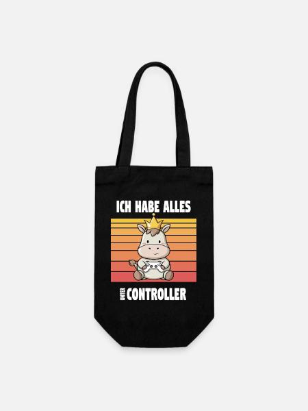 gaming animal design - Geschenkbeutel für Flaschen - Schwarz