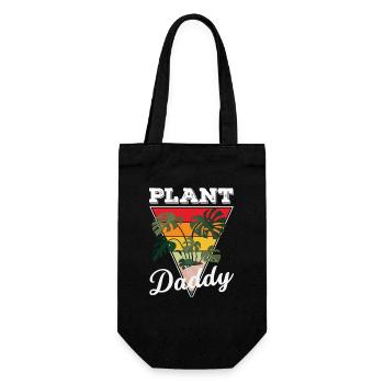 Plant Daddy Plant Lover Garden - Gift Bag for Bottles - black - Front