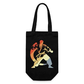 Croquis de Karateka - Sac à bouteille - noir - Devant