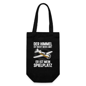 The sky is not my limit, it is mine - Gift Bag for Bottles - black - Front
