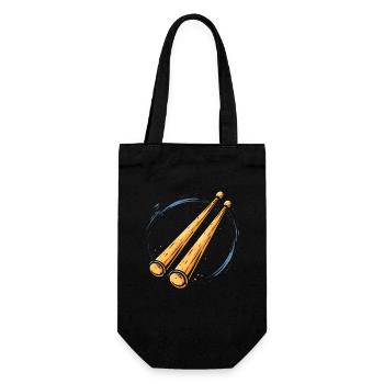 Graphique des baguettes - Sac à bouteille - noir - Devant