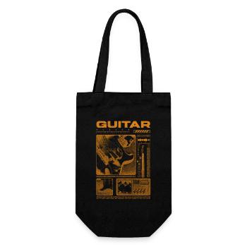 Guitariste Guitariste Rock Musicien streetwear - Sac à bouteille - noir - Devant