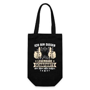 dictons de berger - Sac à bouteille - noir - Devant