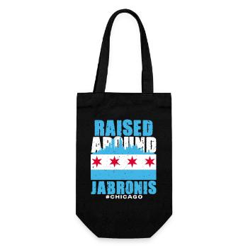 Jabroni Raised Around Jabronis - Geschenkbeutel für Flaschen - Schwarz - Vorne