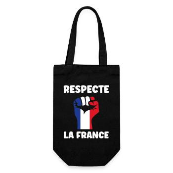 Respecte la France - Sac à bouteille - noir - Devant