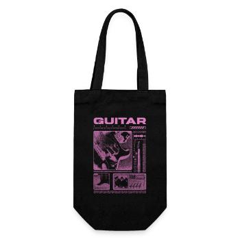 Guitariste Guitariste Rock Musicien streetwear - Sac à bouteille - noir - Devant