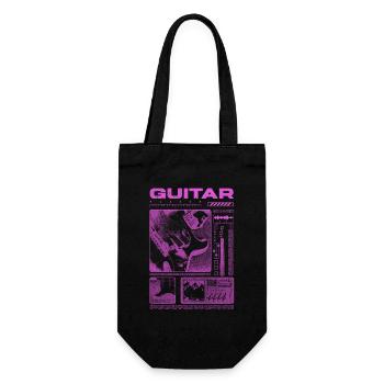 Guitariste Guitariste Rock Musicien streetwear - Sac à bouteille - noir - Devant