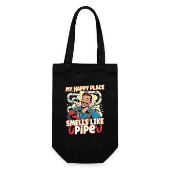 Pipe Layer Pipeline Builder - Gift Bag for Bottles - black - Front