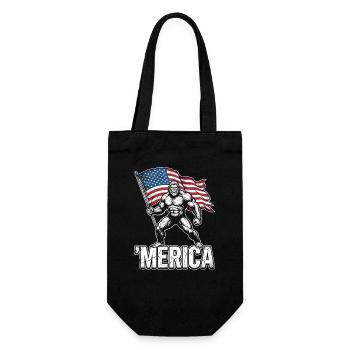 America Bigfoot Drôle 4 juillet Bigfoot Ameri - Sac à bouteille - noir - Devant