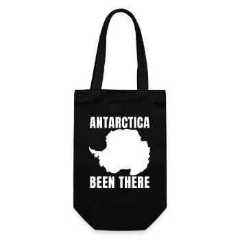 Antarctique – J’y suis déjà allé – vacances en famille - Sac à bouteille - noir - Devant