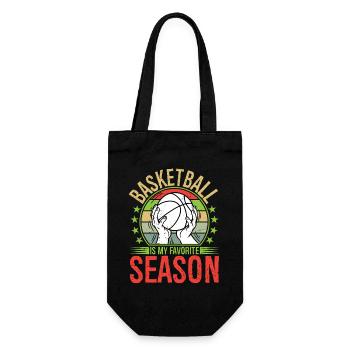 Basketball Is My Favorite Season - Gift Bag for Bottles - black - Front