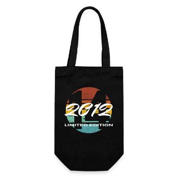 14th Birthday 2012 Boys and Girls Gift - Gift Bag for Bottles - black - Front