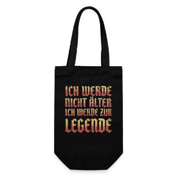 40th & 50th Birthday Legend 60th & 70th Birthday - Gift Bag for Bottles - black - Front
