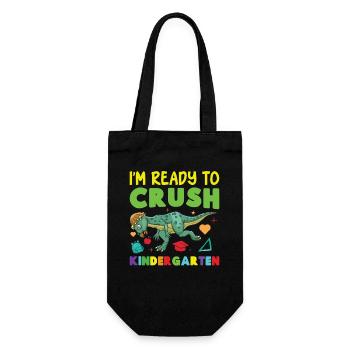  Pachycephalosaurus Kindergarten Outfit - Gift Bag for Bottles - black - Front