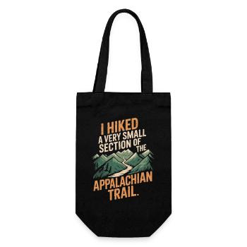 J’ai parcouru une très petite section du sentier des Appalaches - Sac à bouteille - noir - Devant
