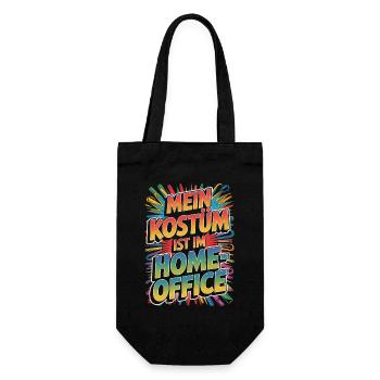 Costume is in the home office carnival carnival office - Gift Bag for Bottles - black - Front