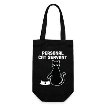 Personal Cat Servant - Gift Bag for Bottles - black - Front