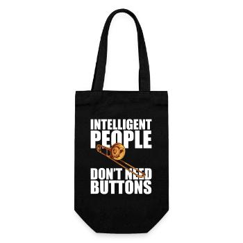 Buttons Trombone Tromboniste Tromboniste - Sac à bouteille - noir - Devant