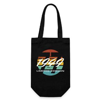 77e anniversaire 1949 cadeau pour hommes et femmes - Sac à bouteille - noir - Devant