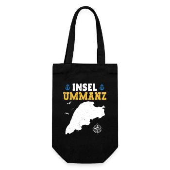 Baltic Sea Holiday ISLAND UMMANZ Fun - Gift Bag for Bottles - black - Front
