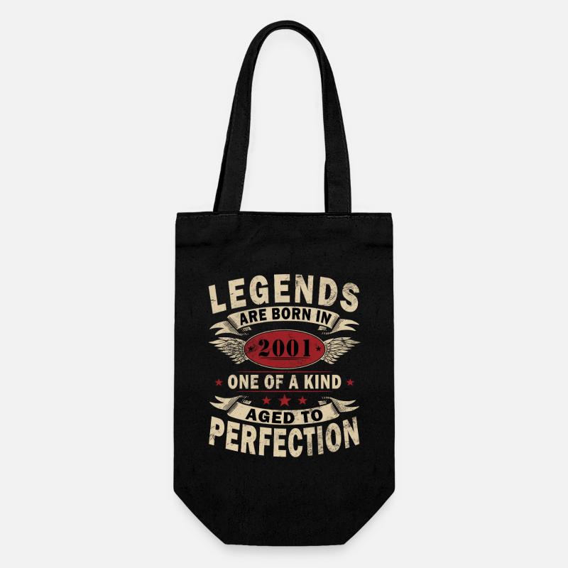 LÉGENDE 2001, MILLÉSIME 2001 - Sac à bouteille - noir