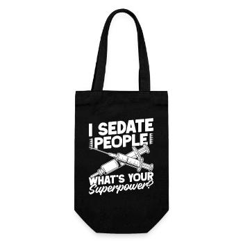 Anesthésiste Votre super-pouvoir, anesthésie - Sac à bouteille - noir - Devant
