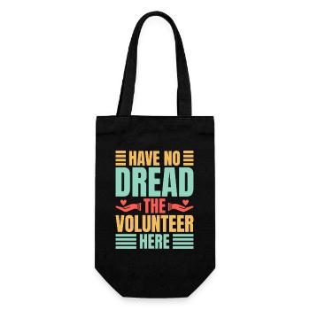 Volunteer Appreciation Have No Dread Volunteer - Gift Bag for Bottles - black - Front