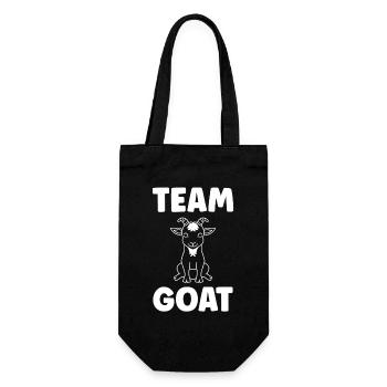 Team GOAT Chèvre Logo - Sac à bouteille - noir - Devant