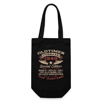 77e anniversaire Oldtimer Février 1949 - Sac à bouteille - noir - Devant