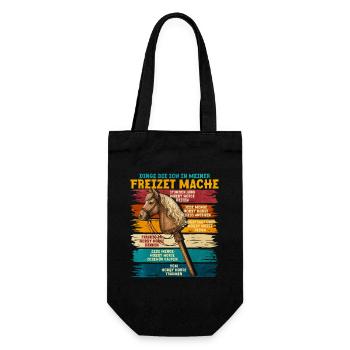 Bannière du cheval de loisir - Sac à bouteille - noir - Devant
