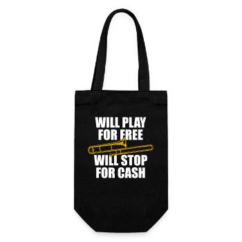 Gratuitement Tromboniste Tromboniste - Sac à bouteille - noir - Devant