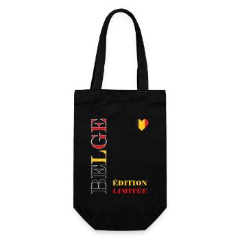 Belgium Limited Edition Graphic - Gift Bag for Bottles - black - Front