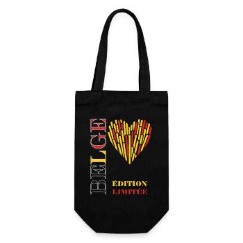 Heart Fries Limited Edition - Gift Bag for Bottles - black - Front