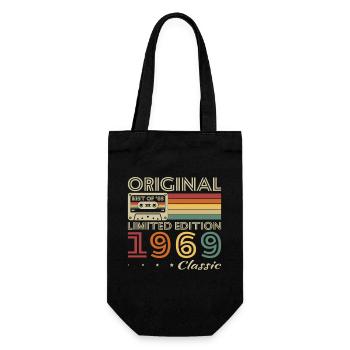 1969 Vintage Rétro Cadeau D'anniversaire - Sac à bouteille - noir - Devant