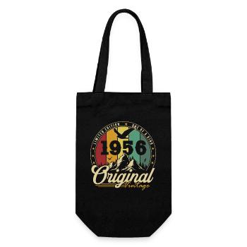 Original 1956 Vintage Vintage Anniversary Retro - Sac à bouteille - noir - Devant