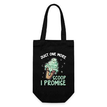 Fresh Mint Chocolate Chip Lover Dessert Lover - Gift Bag for Bottles - black - Front