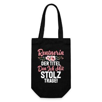 Retraité Le titre que je porte avec fierté - Sac à bouteille - noir - Devant