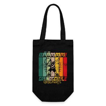 Elementary school managed, school child, gift idea - Gift Bag for Bottles - black - Front
