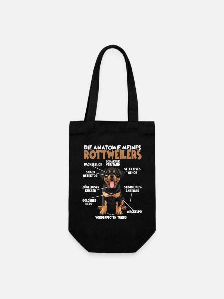 Rottweiler T pour l’entraînement et la promenade autour de Rotti - Sac à bouteille - noir