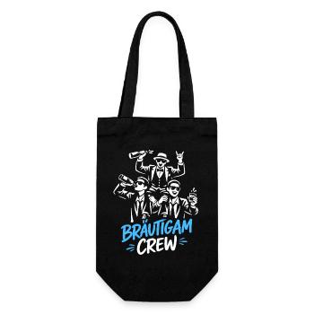Bachelor Party T-Shirt Men Bachelor Party Rumbling - Gift Bag for Bottles - black - Front